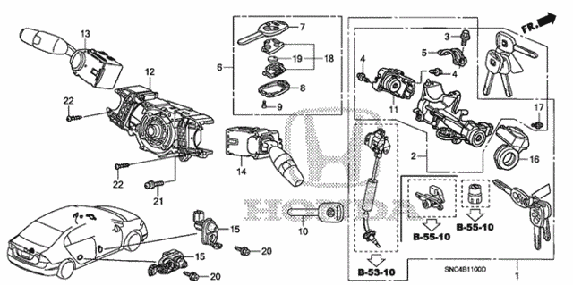 Combination Switch for 2007 Honda Civic #0