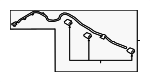 85380WAA01 - Body: Washer Hose for Toyota: GR Supra Image