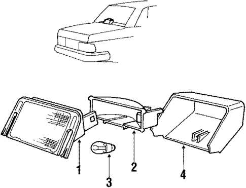 High Mount Lamps for 1986 Volvo 244 #0