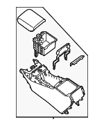 969103JA0A - Body: Console Assembly for INFINITI: JX35, QX60 Image