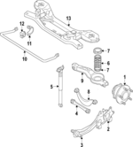 31290293 - : Stabilizer Bar for Volvo: C30 Image