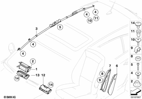 Airbag for 2010 BMW X1 28i #0