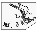 86522000 - Body: Hinge Assembly for Chevrolet: Corvette Image