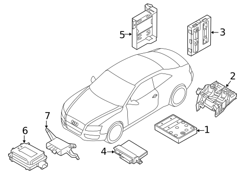 Electrical Components for 2009 Audi Q5 #2