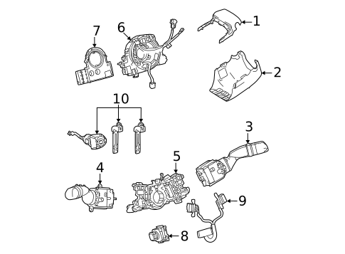 Switches, Solenoids & Actuators for 2022 Toyota Tundra #0