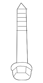 PAF105167 - Engine: Trans Support Mount Bolt for Porsche: Cayenne Image