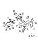 68430056AA - Body Sheet Metal Except Doors: Fender, Right for Mopar Image