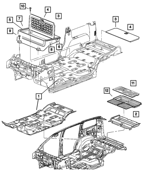 Carpet, Mats, and Silencers for 2007 Dodge Durango #0