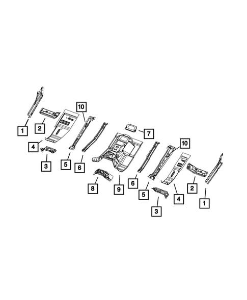 Floor Pans for 2024 Jeep Wrangler #1