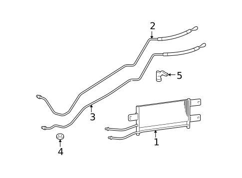 Trans Oil Cooler for 2008 Dodge Ram 1500 #0