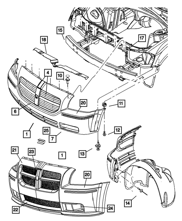 4806116AC - Frames and Bumpers: Under Hood Appearance Panel, Right for Mopar Image