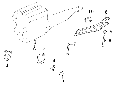 Engine & Trans Mounting for 1999 Mazda Miata #0