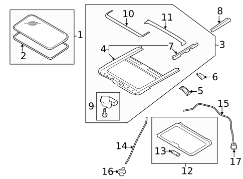 Sunroof for 2010 INFINITI FX50 #0