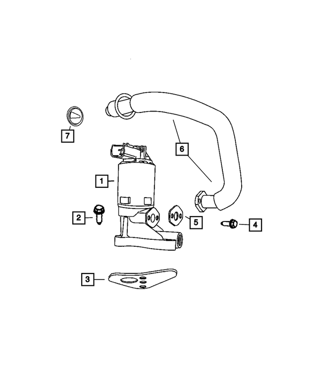 53032511AG - Emission Systems: Egr Tube for Mopar Image