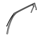83530AR001 - Body: Run Channel for Hyundai Image