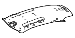 25169004509D86 - Body: Headliner for Mercedes-Benz Image