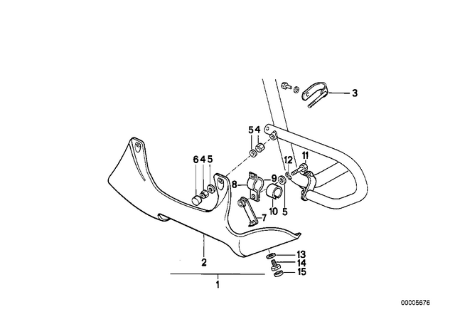 46632315312 - : Clamp                     for BMW-Motorrad Image