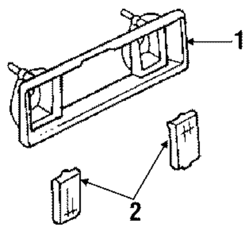 Backup Lamps for 1986 Buick LeSabre #0
