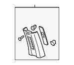 15862396 - Body: Upper Center Pillar Trim for GM Image