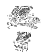 5510048AC - Engine Mounting: Engine Strut for Mopar Image