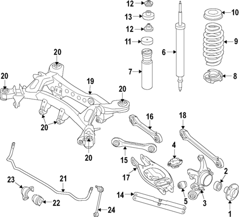 Rear Suspension for 2013 BMW M3 #0