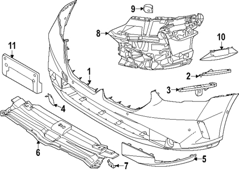 Bumper & Components - Front for 2024 BMW i5 #1