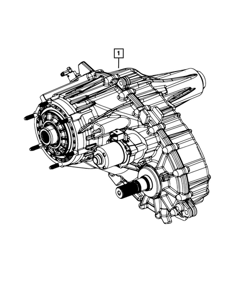 Transfer Case and PTU Assembly for 2021 Ram 1500 #1
