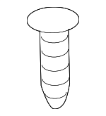 N91090701 - Body: Wheel Opening Molding Screw for Volkswagen: e-Golf, Golf, Golf R, GTI, Jetta, Passat, Touareg Image