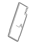 52205A563F8 - Body: Seat Back Panel for BMW: 530i, 530i xDrive, 540i xDrive, 550e xDrive, i5, M5 Image