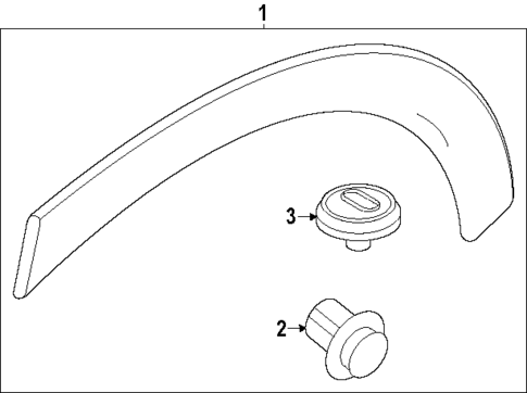 Exterior Trim - Quarter Panel for 2024 Dodge Hornet #0