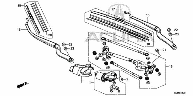Front Windshield Wiper for 2013 Acura ILX #0