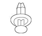 B45A56146A - Body: Rear Shield Fastener for Mazda: 3, 6, CX-3, CX-30, CX-5, CX-50, CX-70, CX-9, CX-90, MX-30 EV, MX-5 Miata Image