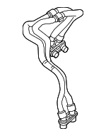 17228841414 - Cooling System: Automatic Transmission Oil Cooler Hose Assembly for BMW: X3 Image