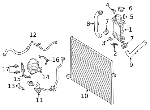 Intercooler for 2017 Mercedes-Benz GLC43 AMG #0