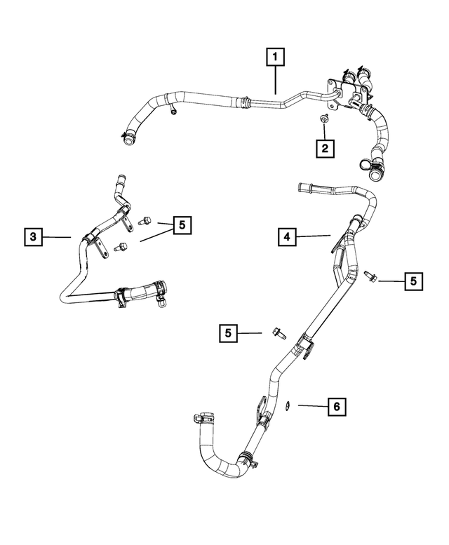 6511798AA - Air Conditioners and Heaters: Hex Head Screw And Washer for Mopar Image