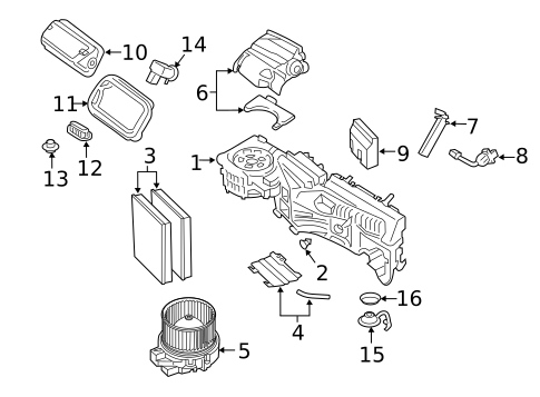 Blower Motor & Fan for 2020 BMW M850i xDrive #0