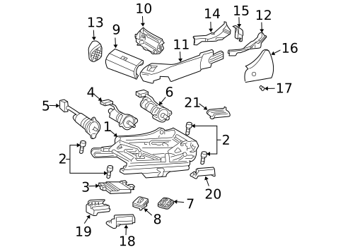 Power Seats for 2004 Mercedes-Benz SL55 AMG #2