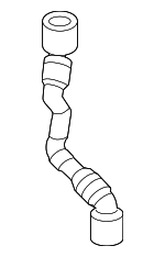 17129845329 - Cooling System: Reservoir Hose for BMW Image