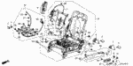 81613T6LH61 - Interior/Bumper: COVER, L. TRACK END (UPPER) for Honda Image