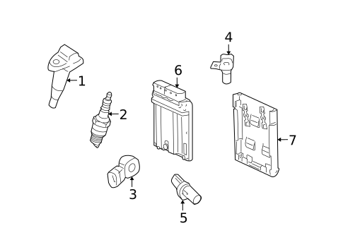 Ignition Coil for 2013 Chevrolet Camaro #0