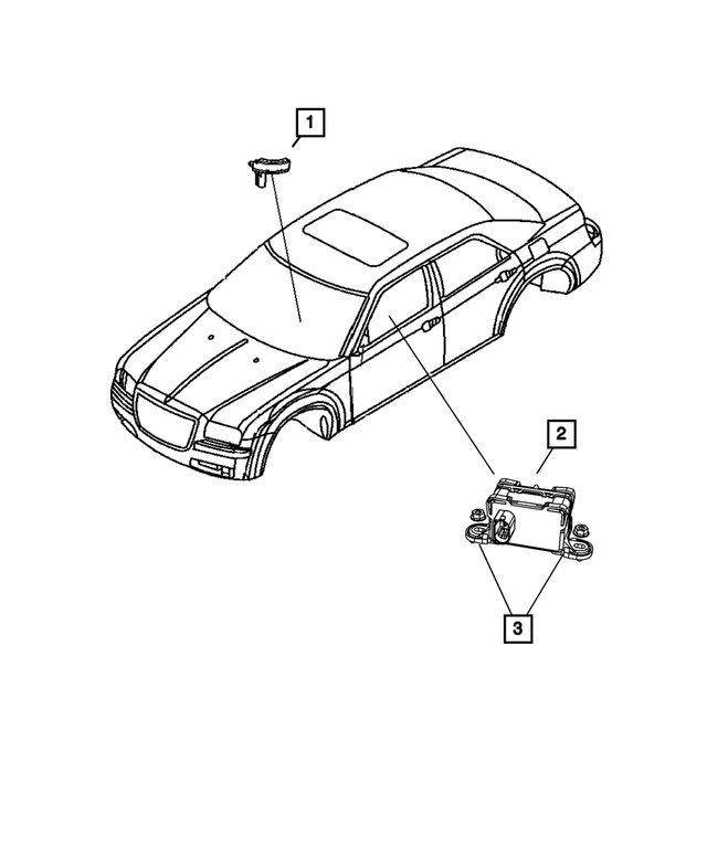 56029483AA - Electrical: Dynamics Sensor for Mopar Image image
