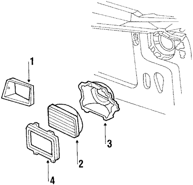 4334228 - Electrical: Bezel for Mopar Image