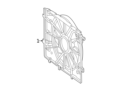 Cooling Fan for 2020 Mercedes-Benz E 63 AMG&reg; S #0