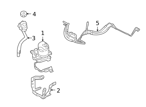 Pump & Hoses for 2005 Volvo S40 #0