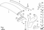 54317189233 - Sliding Roof / Folding Top: Soft Top Compartment Floor for BMW: Z4 2.5i, Z4 3.0i, Z4 3.0si, Z4 M3.2 Image image