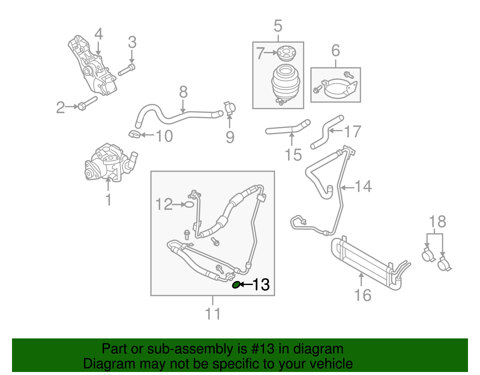WHT-002-665 - Pressure Line O-Ring 2008-2012 Audi | Audi OEM Parts Guy