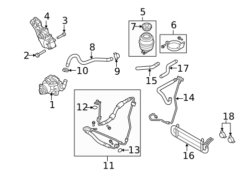 Pump & Hoses for 2010 Audi A4 #0