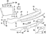 84417165 - : Rear Driver Side Bumper Fascia Extension Bracket for Chevrolet: Traverse, Traverse Limited Image