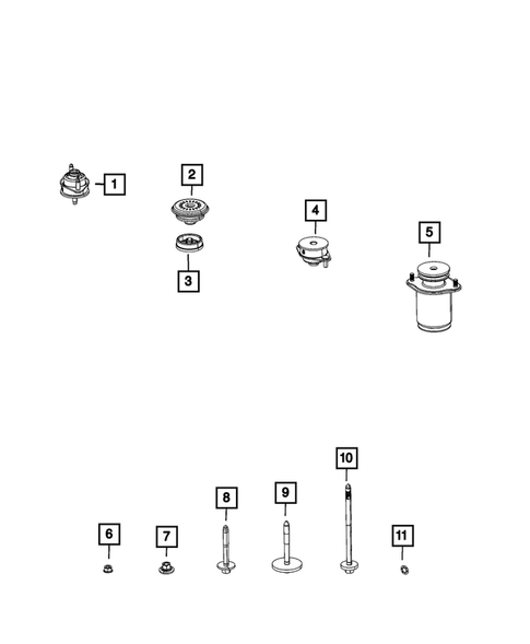 Body Hold Down for 2020 Jeep Gladiator #0