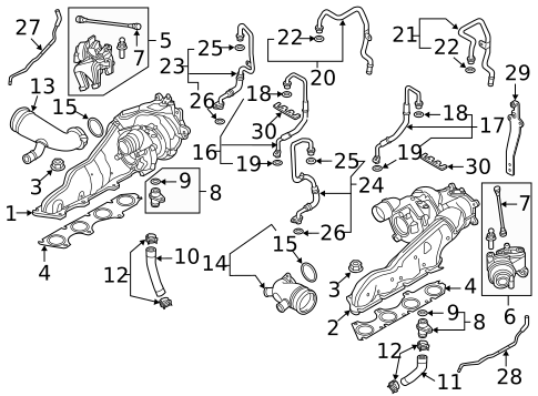 Turbocharger & Components for 2013 Audi S8 #0